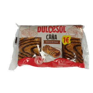 Caña rellena de cacao