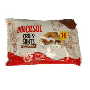 Croissant relleno de cacao